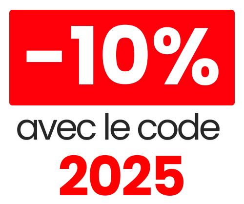 -10% sur votre commande avec le code 2025