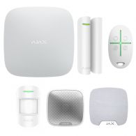 AJAX alarme Starter kit + alarmes intérieur et extérieur blanc