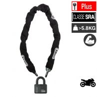 Pack chaine Antivol SRA Granit + cadenas 37RK/70 ABUS