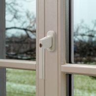 Poignée de Fenêtre Verrouillable à clé - Blanc Aluminium - Fenêtre -  Webstore sécurité