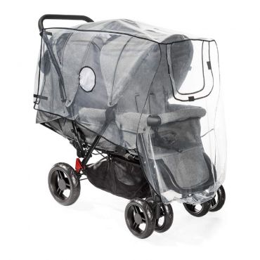 Habillage pluie poussette double assise tandem ProtectHome