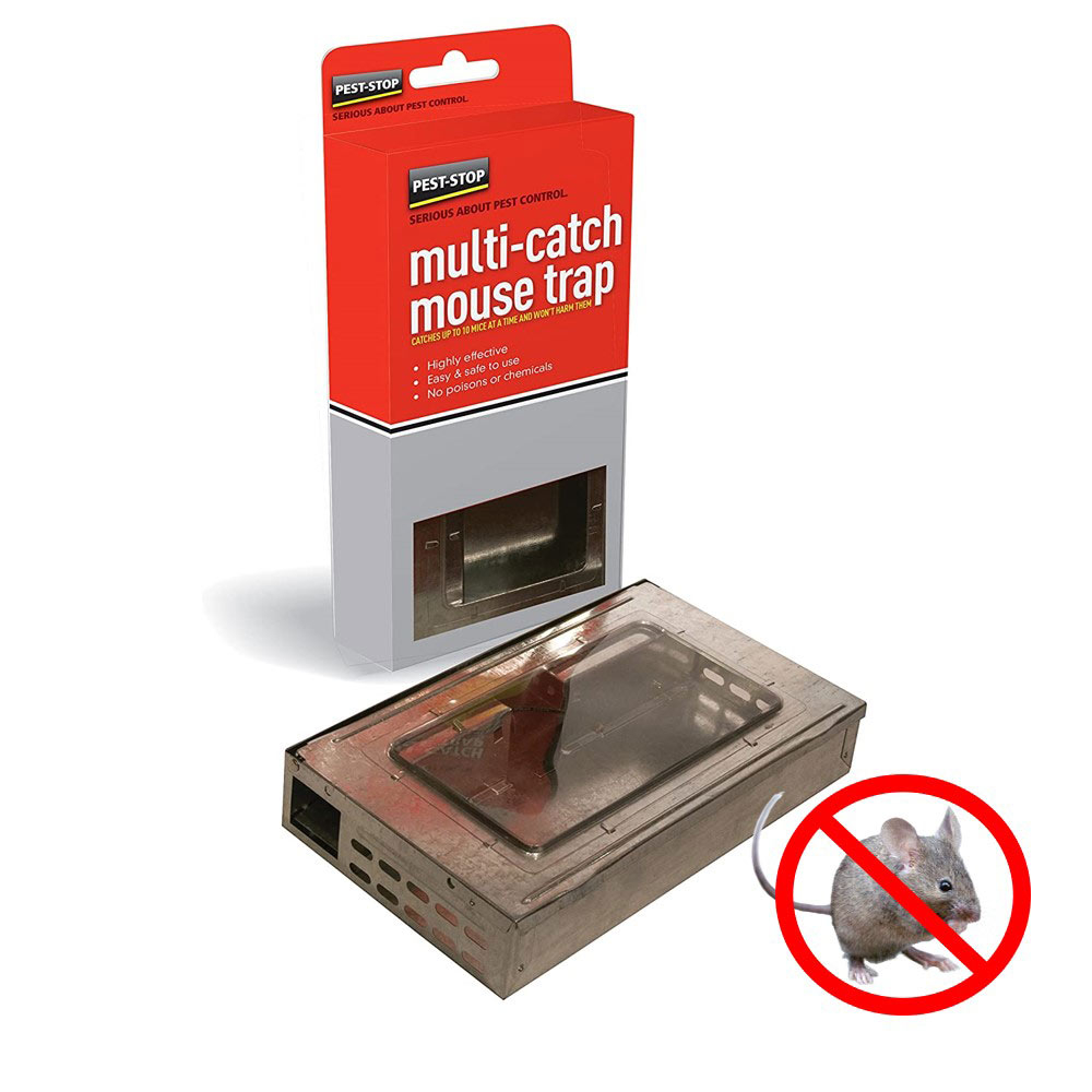 Boîte piège à rat simple à utiliser en plastique et métal Pest-Stop, Piège  à rat et à souris
